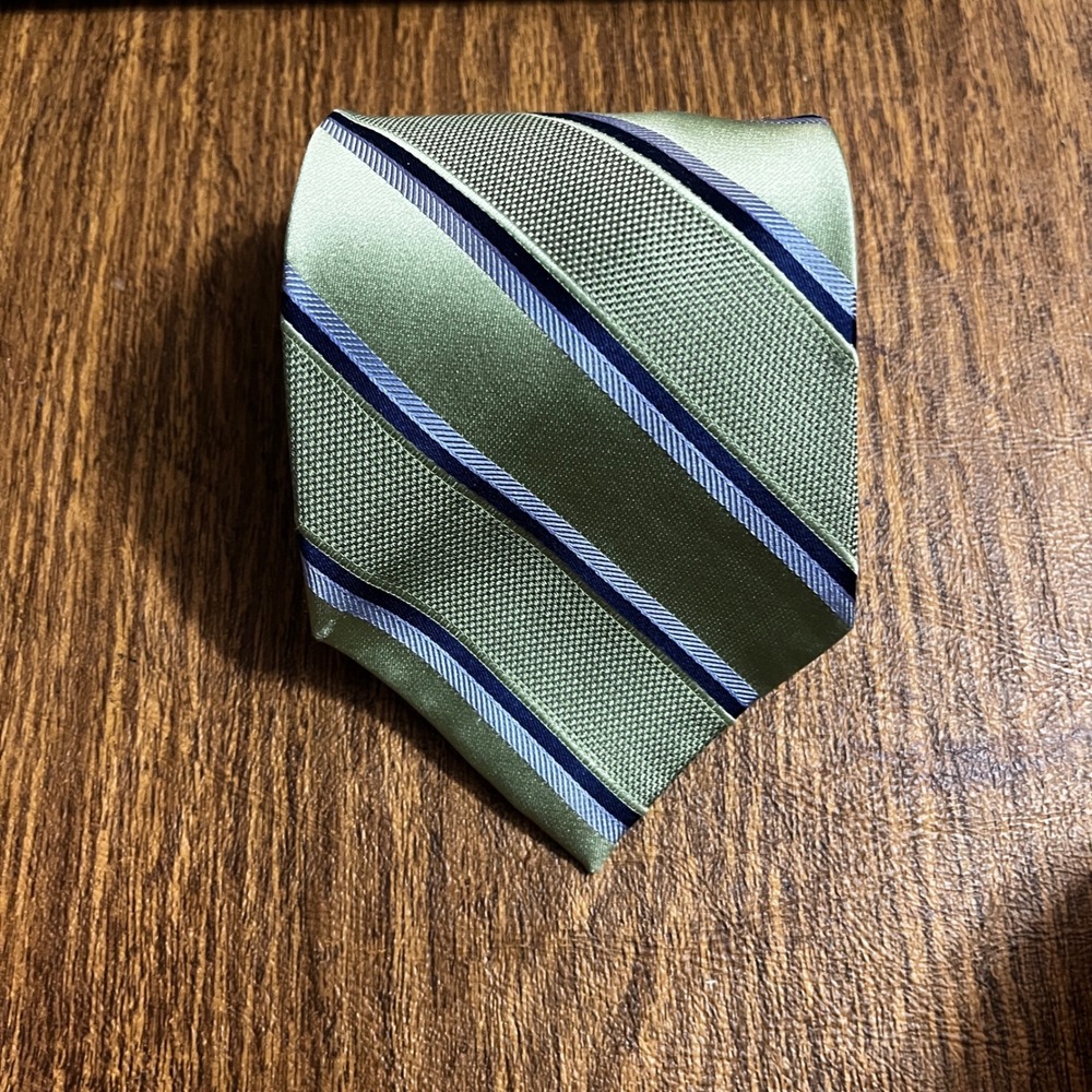 Michael Kors Necktie Mens OS Multicolor Silk Blend Bundle Striped Geometric Tie - Picture 4 of 16